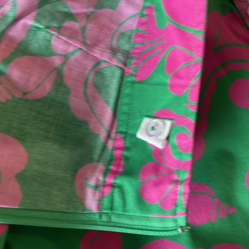 Lilly Pulitzer Green and Pink Printed Skort - Picture 6 of 11